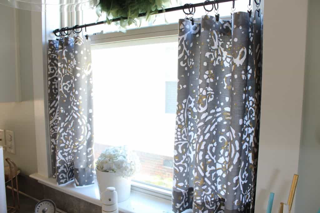 How to DIY No Sew Cafe Curtains  2 Beautiful Options - Open Doors Open  Hearts