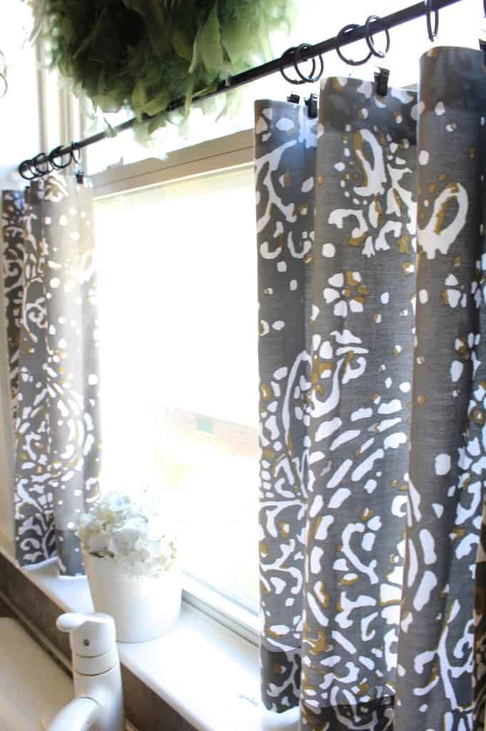 How to DIY No Sew Cafe Curtains  2 Beautiful Options - Open Doors Open  Hearts