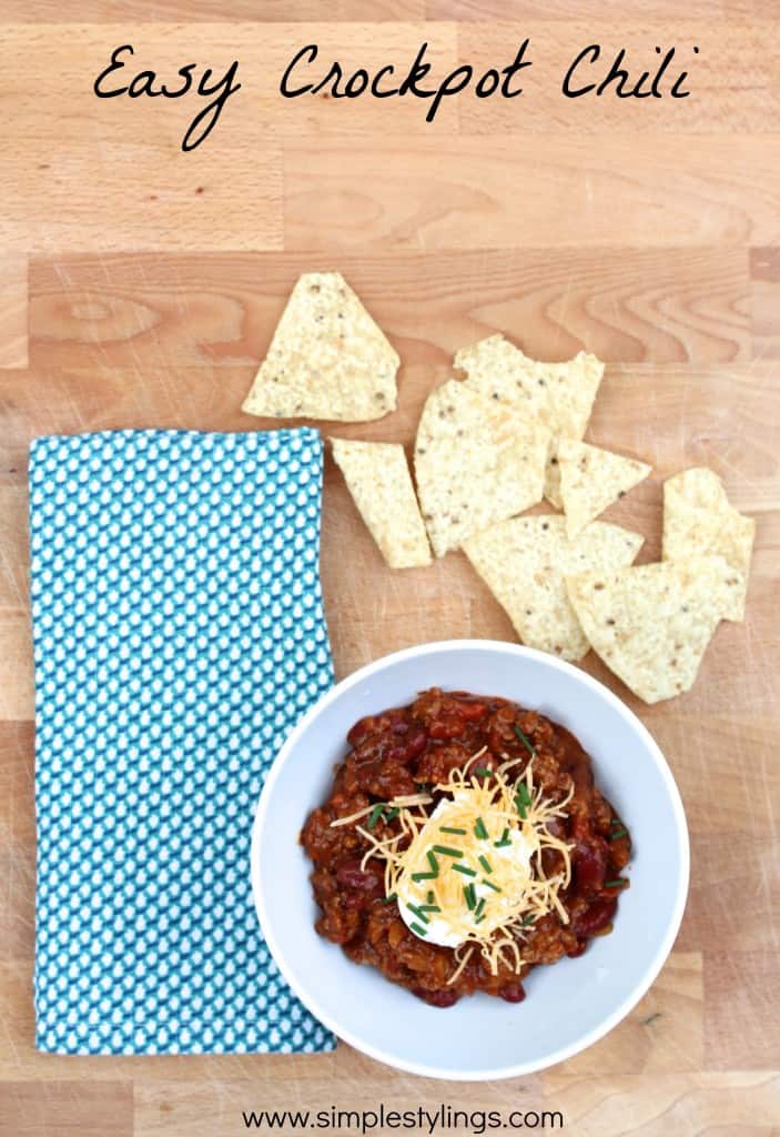 Easy Crockpot Chili