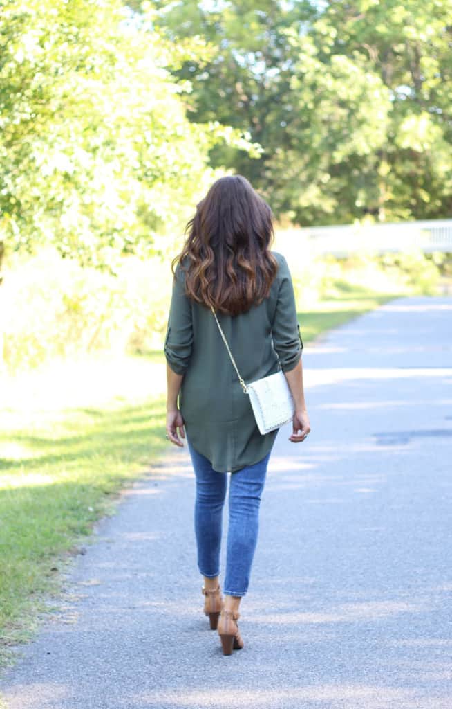 Casual Chic: Long Tunic with Skinny Jeans