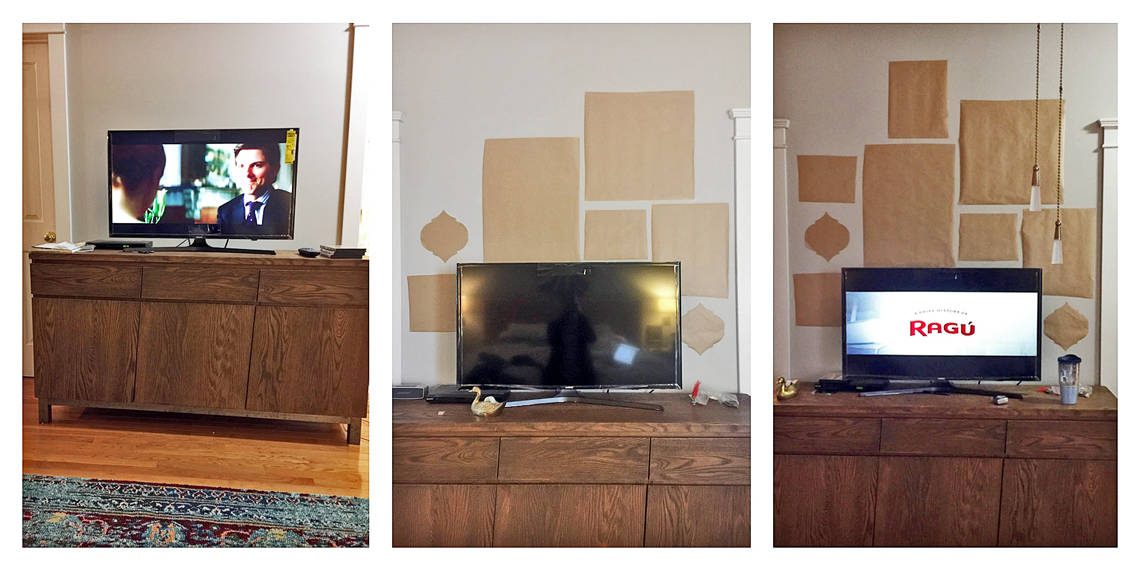 How To Disguise A TV With A Gallery Wall