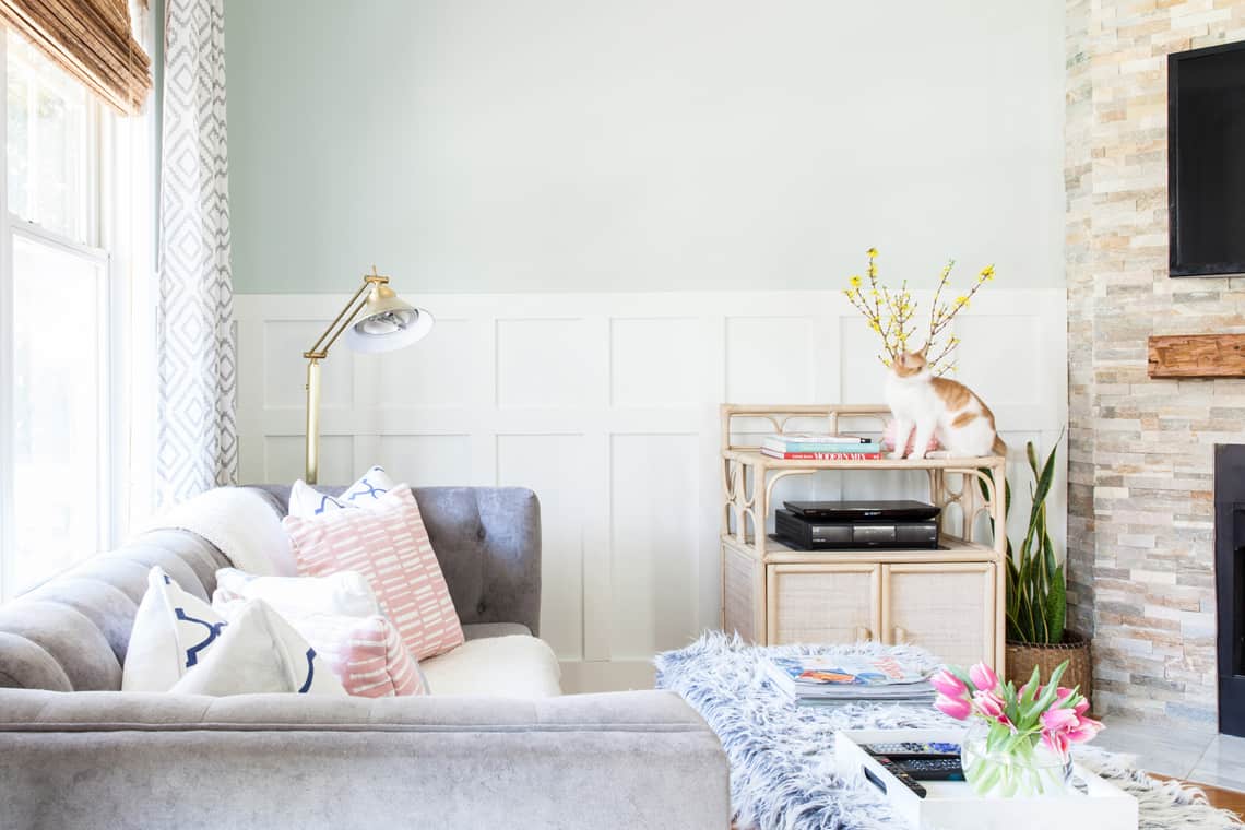 Simple Stylings Home Tour on Glitter Guide Living Room