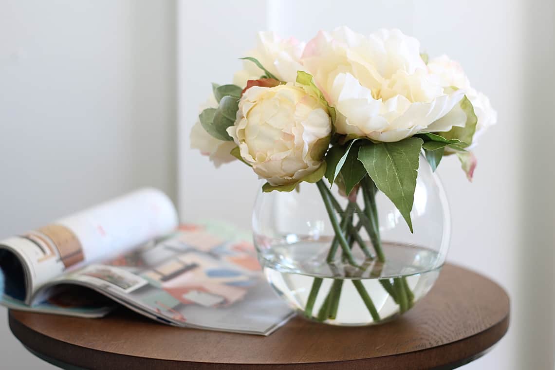 How To Use Stylish Faux Flowers At Home Peonies