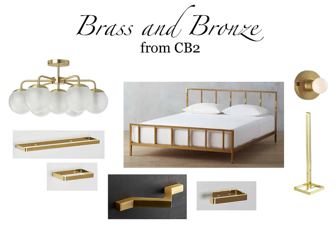 Favorite Things Friday Vol. 14 brass and bronze cb2