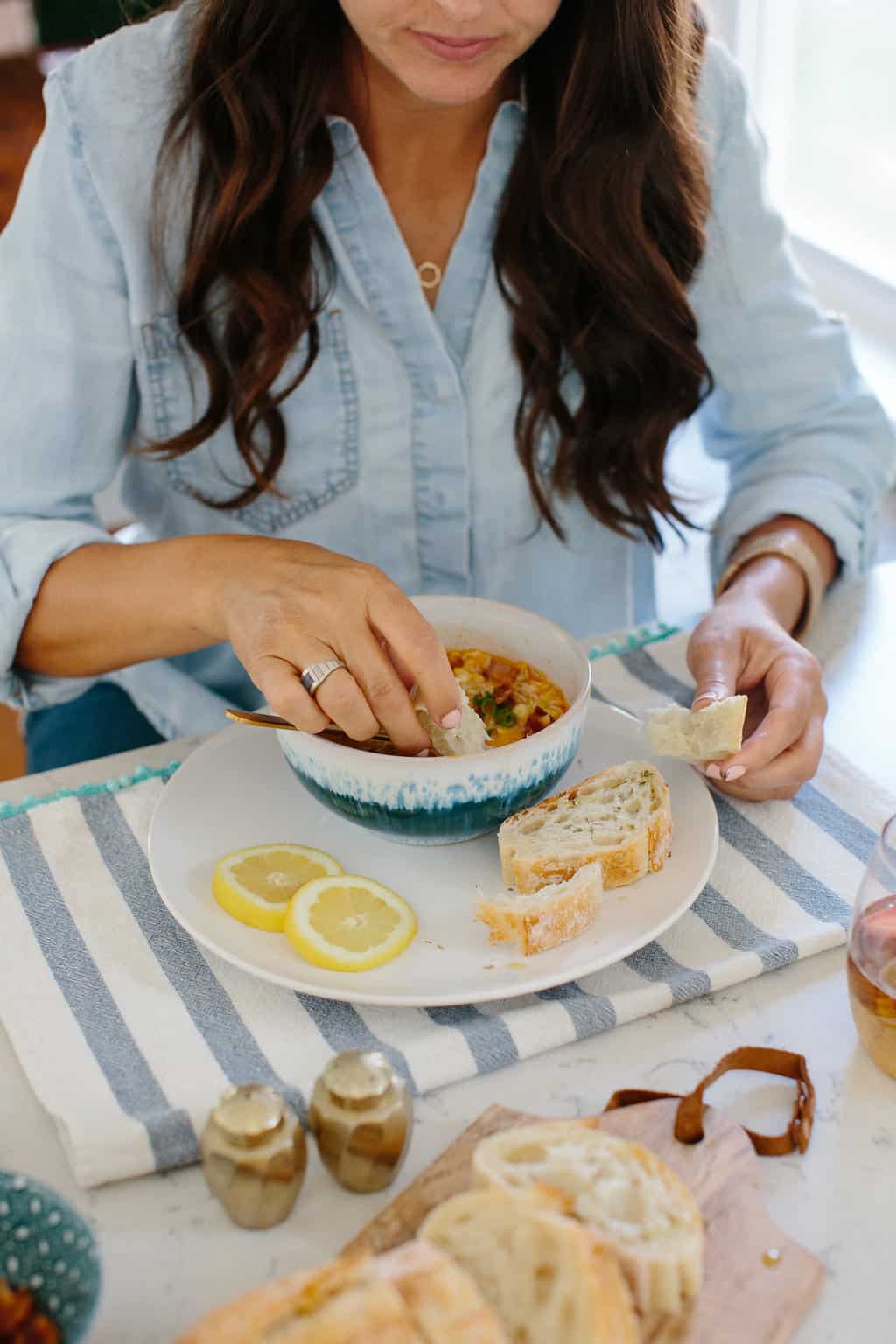 Corn and Crab Chowder Recipe + A Good Read-kitchen