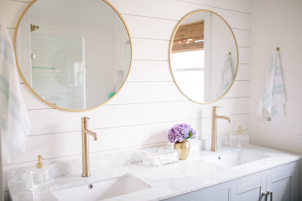 Master Bathroom Renovation: DIY Shiplap Wall Tutorial