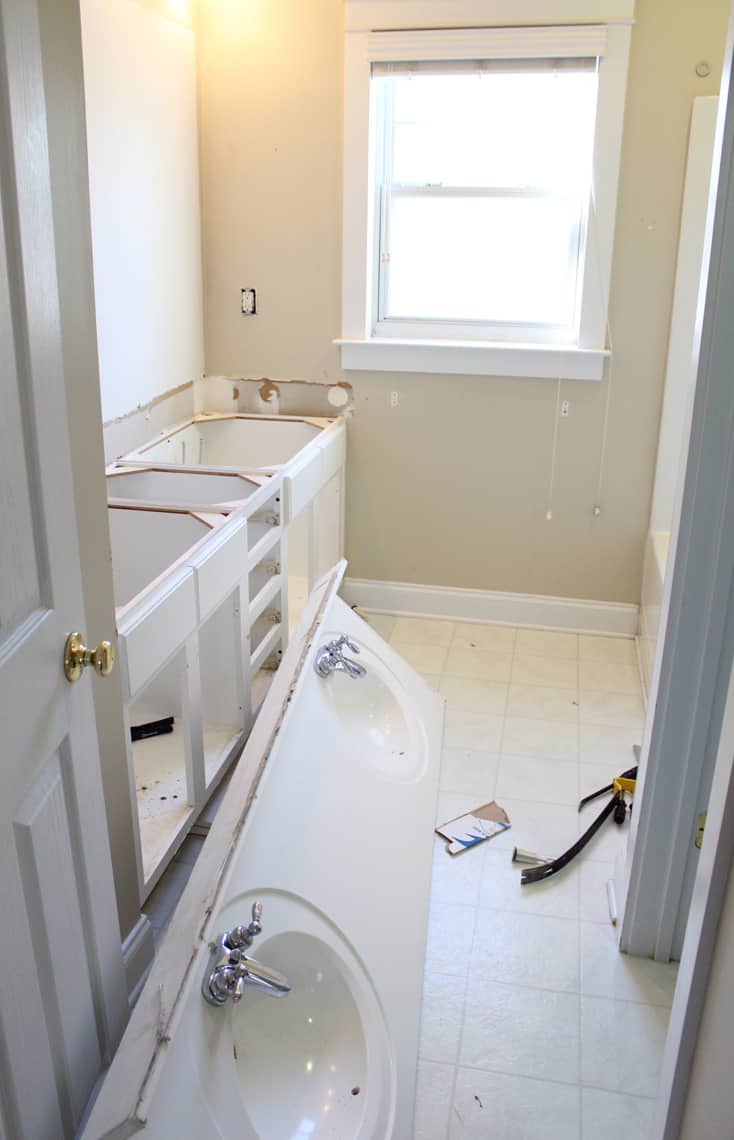 Our Master Bathroom Renovation Progress Report demo