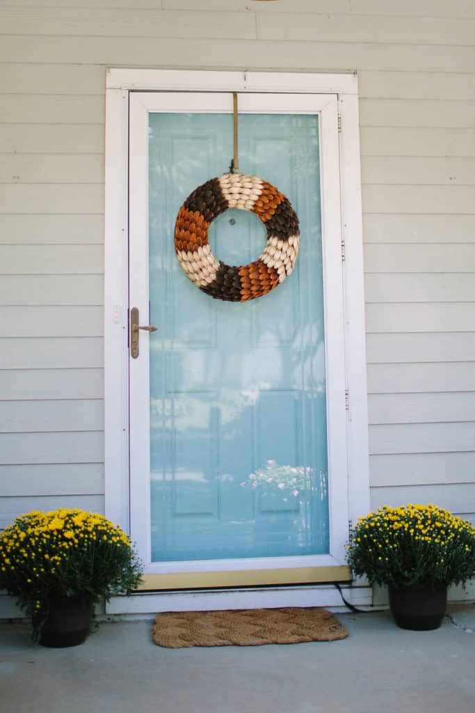 A Simple Fall Home Tour 2018 wreath