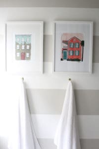 Spring 2018: A Wannabe Minimalist Home Tour guest bath