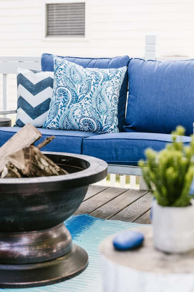 Our Beach-Inspired Deck Makeover with At Home Stores