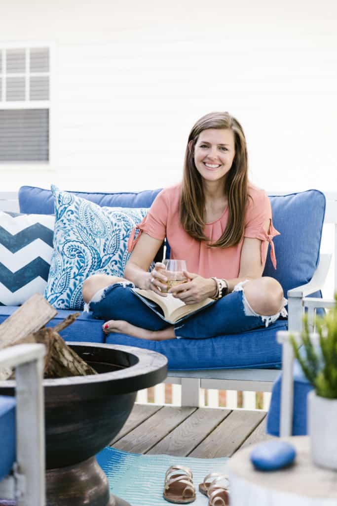 Our Beach-Inspired Deck Makeover with At Home Stores