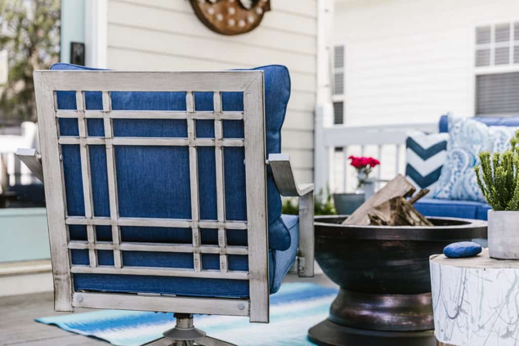 Our Beach-Inspired Deck Makeover with At Home Stores