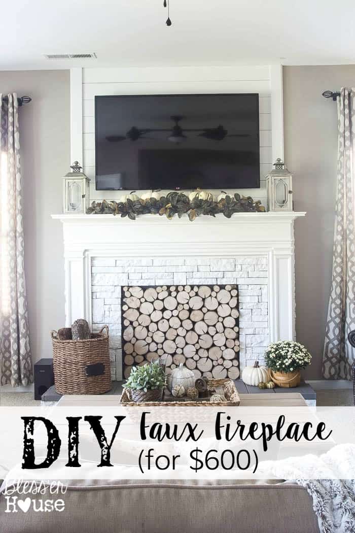 To Paint Or Not To Paint? Stone Tile Fireplace + More faux