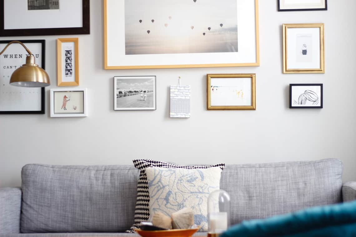 Home of the Month: Elaine's Stylish Brooklyn Studio gallery wall