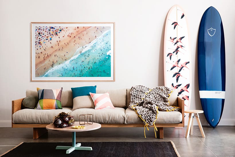 Get the cool California Style Home Decor look right here