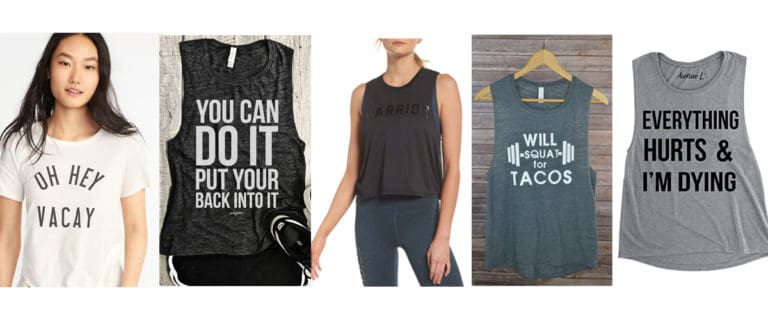 Top 5 Friday: My Favorite Graphic Gym Tees