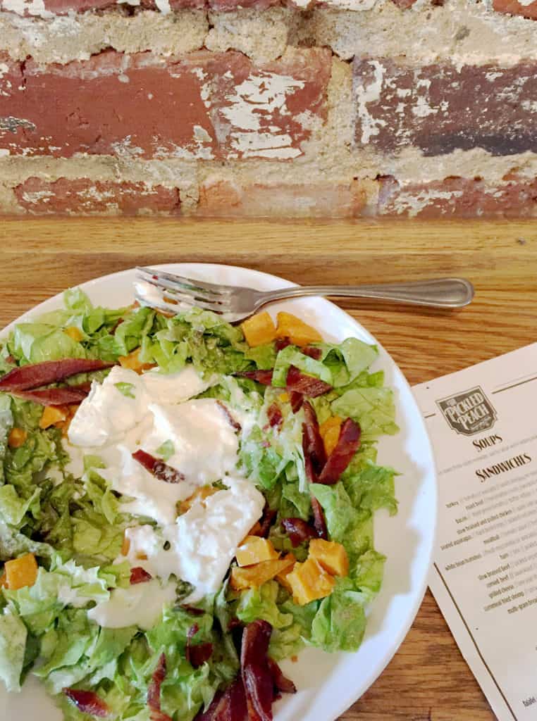 Local Spotlight: The Pickled Peach Davidson NC salad