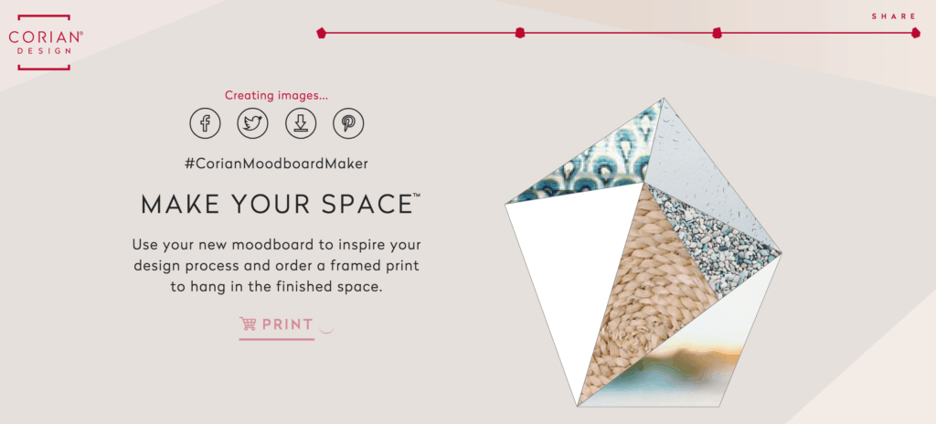 Create An Easy Moodboard With #CorianMoodboardMaker how to