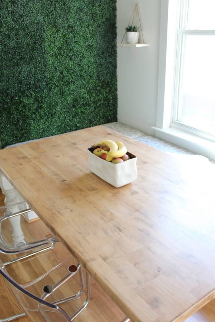 How To Refinish A Natural Wood Dining Room Tabletop styled