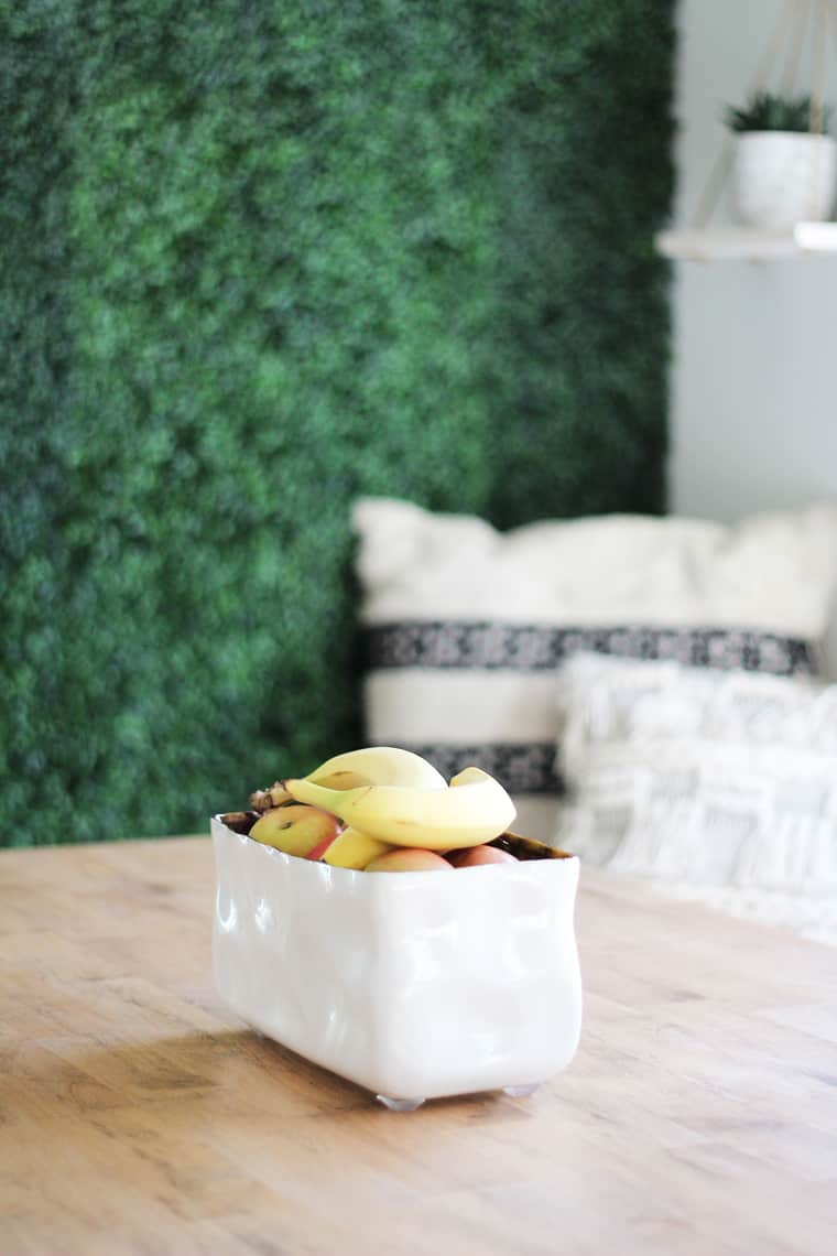 Dining Room Updates + A Refinished Table fruit