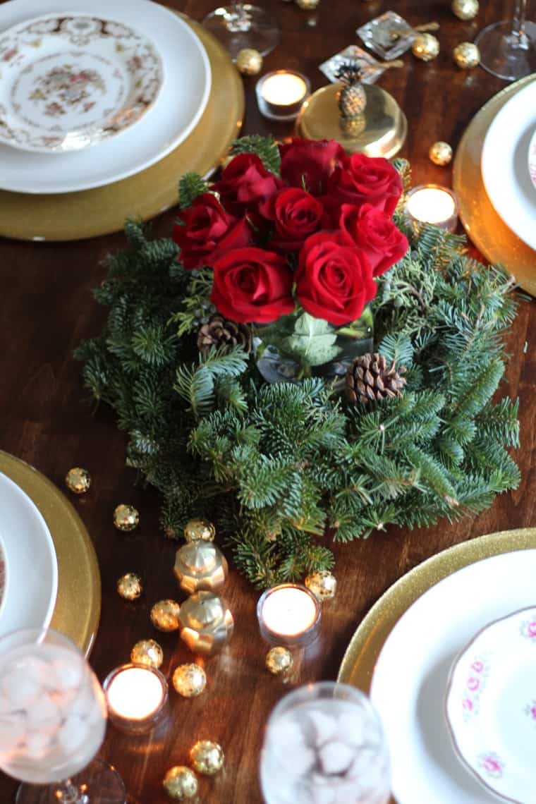 Simple Holiday Tabletop Decor Inspiration classic