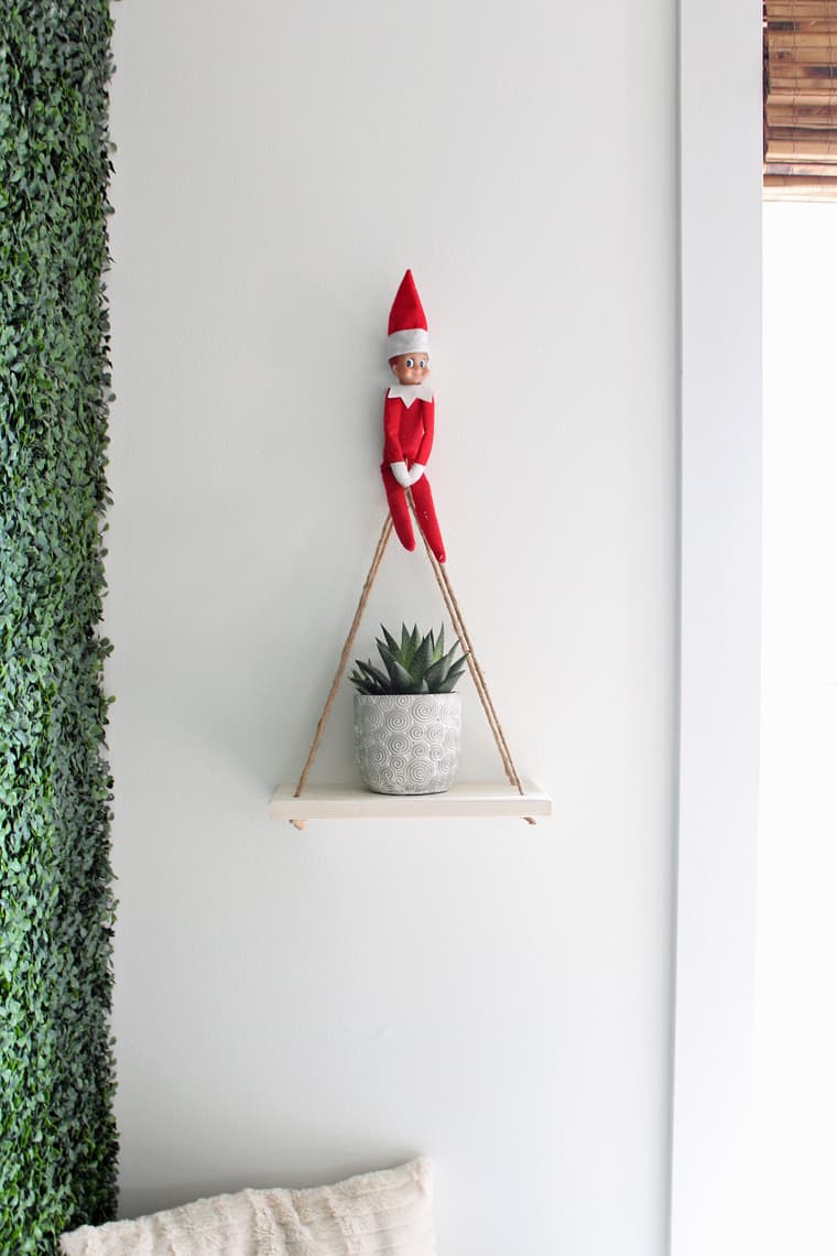 2018 Christmas Home Tour: A Kid-Friendly Christmas elf on the shelf