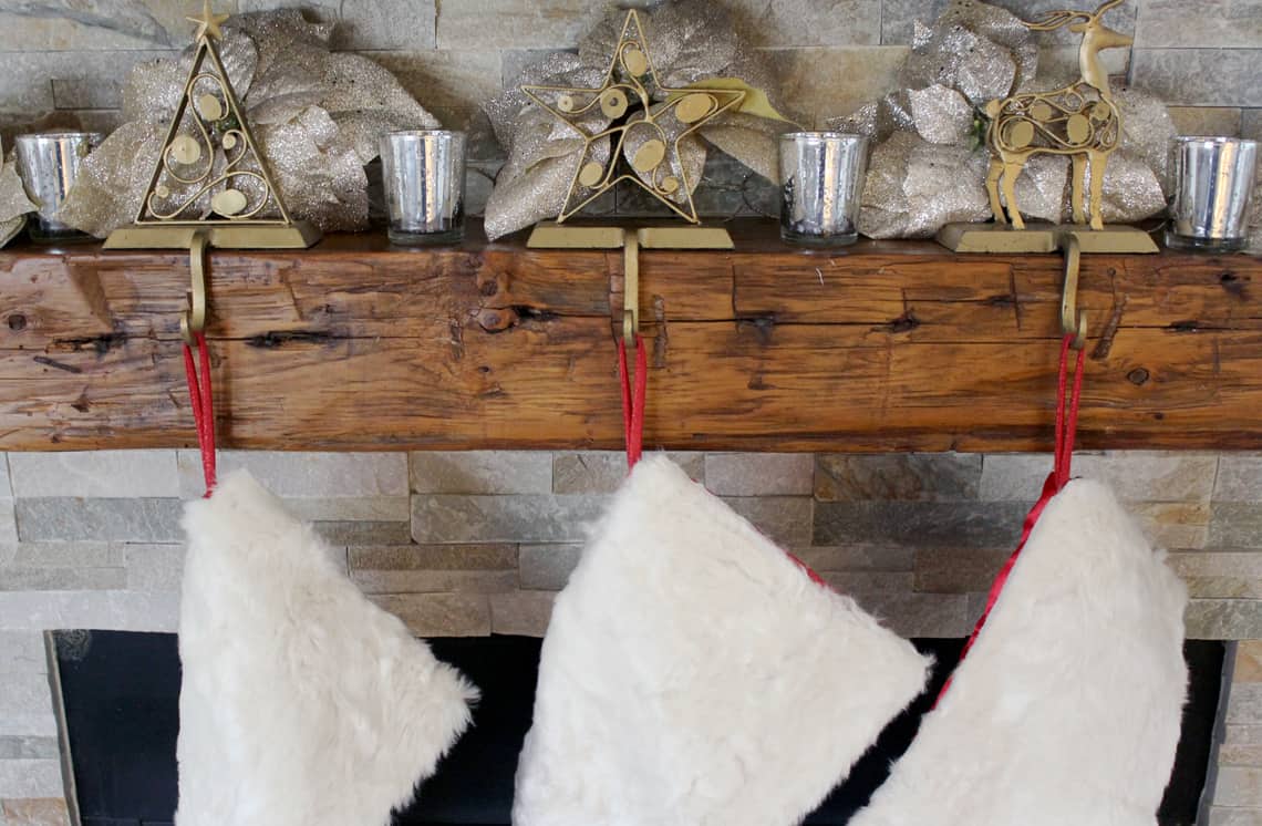 2018 Christmas Home Tour: A Kid-Friendly Christmas mantel