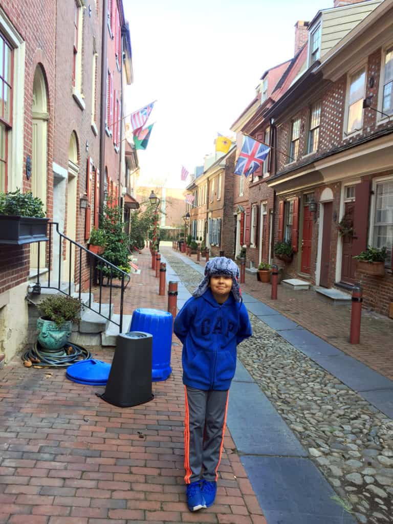 Roadtrip Reality: Fifth Grade Tour of Philadelphia, PA cobblestone