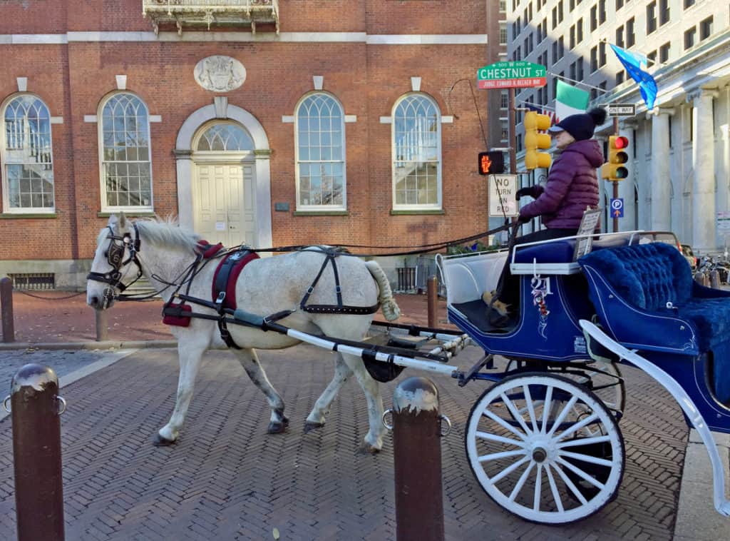 Roadtrip Reality: Fifth Grade Tour of Philadelphia, PA house and buggy