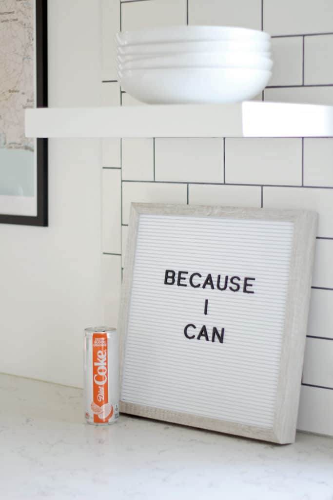#BecauseICan. An Anti-Resolution Post letter board