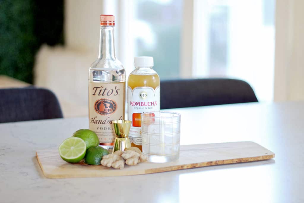 A Clean Ginger Cocktail Recipe ingredients