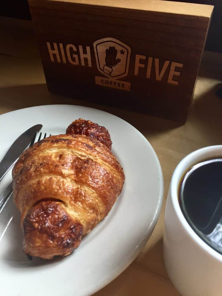 asheville high five coffee