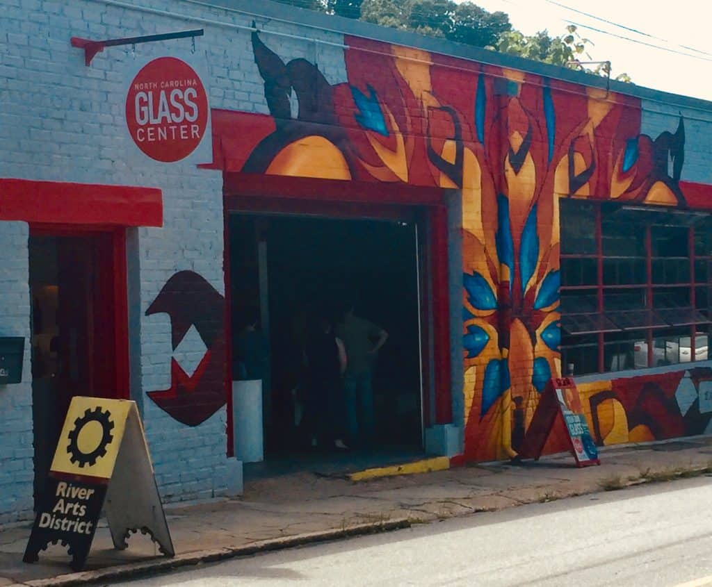 asheville glass blowing