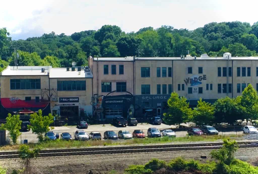 Asheville river front