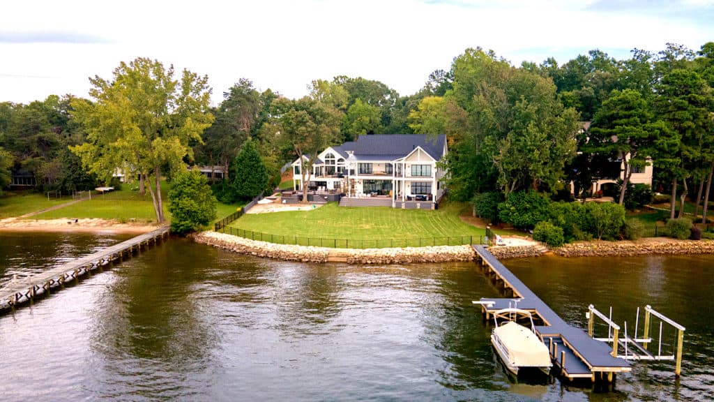 Home of the Month: A Laid Back Lake House drone