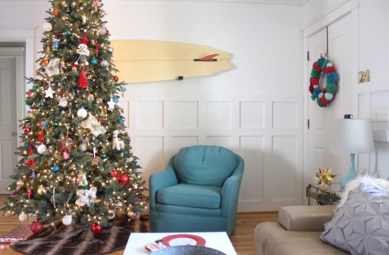 2020 Christmas Home Tour fun, festive, bright, eclectic
