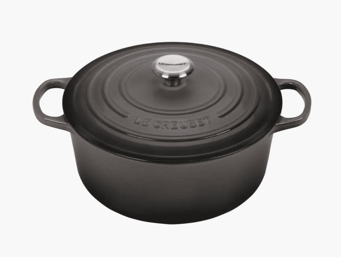 charcoal color dutch oven- the best holiday gift ideas for the home in 2023